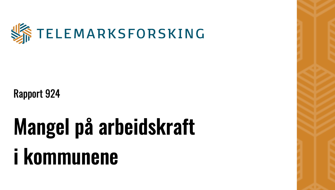 Kommunene vil mangle arbeidskraft i årene fremover