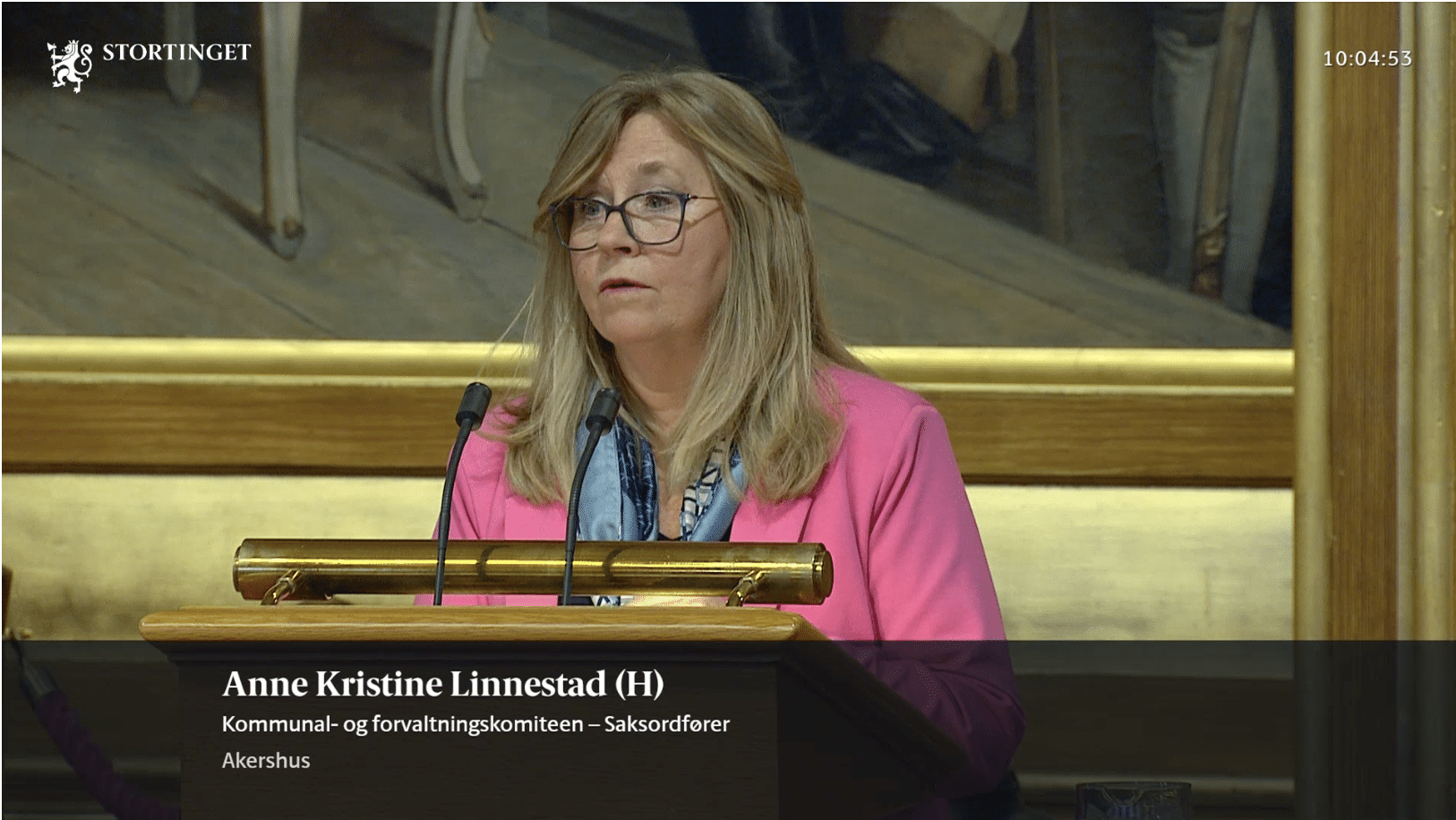 Anne Kristine Linnestad, saksordfører i Kommunal- og forvaltningskomiteen