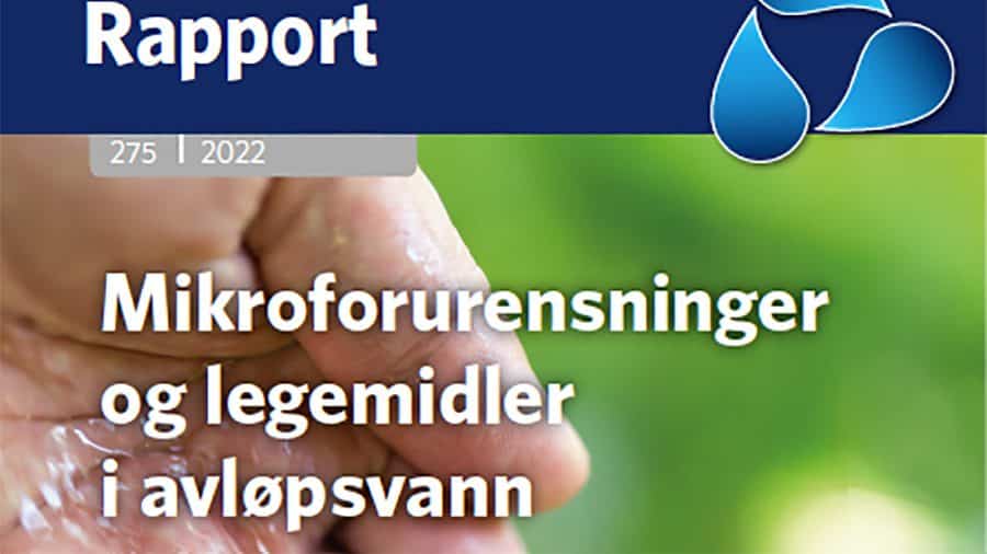 Illustrasjonsbilde Norsk Vann rapport om mikroforurensing og legemidler i avløpsvann