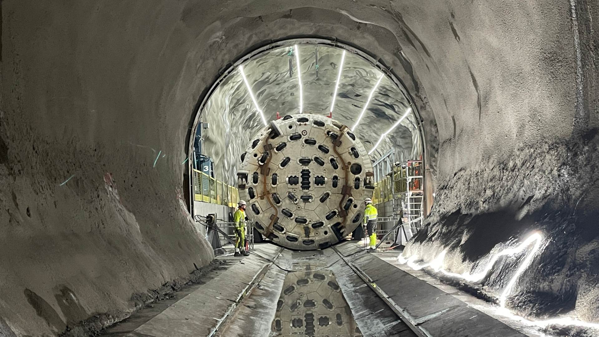 Tunnelborring til Holsfjorden