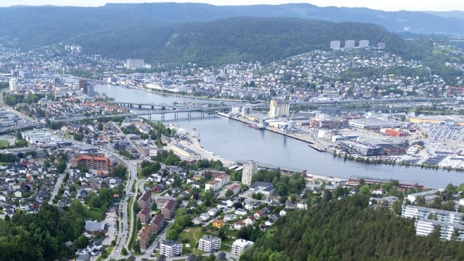 Oversiktsbilde Drammen kommune