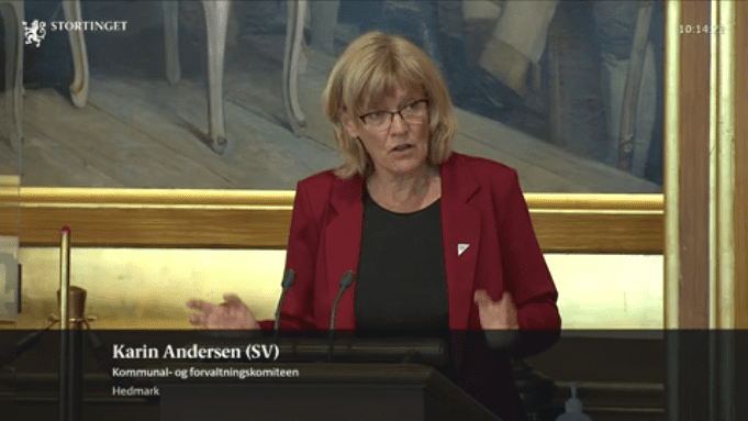 Karin Andersen i Stortinget